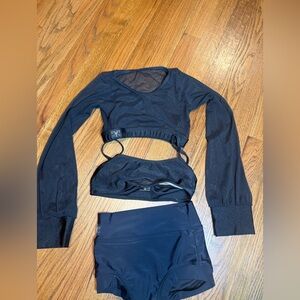 Chic Black Activewear Set